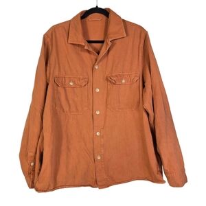 Zara soft denim Button down shirt/jacket